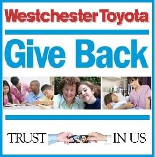 You can Trust In Us to Give Back to the community and help build a better Westchester.