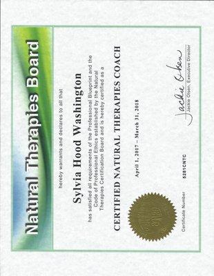 Trained and certified to advise clients about current and past natural health remedies.