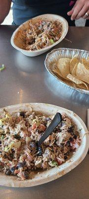 Burrito bowls loaded!!!!