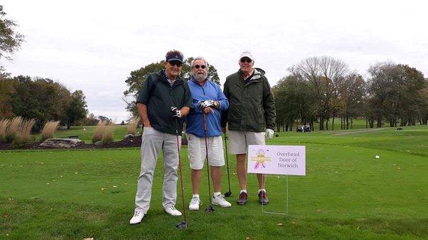 Gary Wolinski attending our annual charity golf tournament