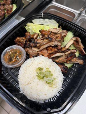 Grilled chicken with Rice