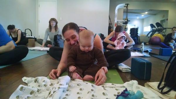 Great baby and me yoga classes after birth as well as awesome prenatal yoga