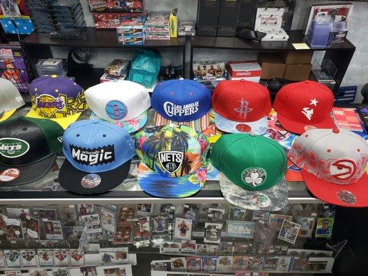 NBA Hats & Sports Card Boxes