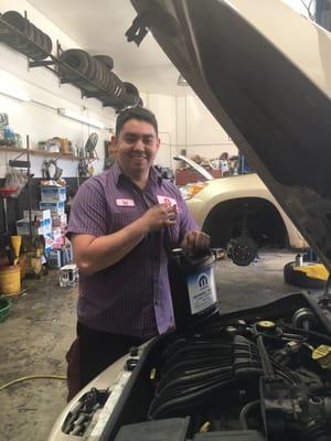 VJ is another great mechanic at the shop