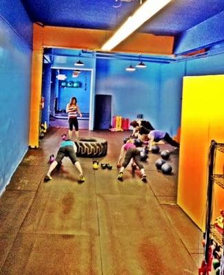 AHF clients kickin' body fat's butt with group metabolic training! #AHFstrong Women and Moms