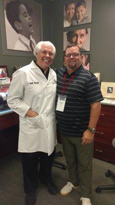 Bill Austin of Starkey with our Practitioner/ Owner David King.