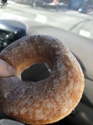 Sugar coated donut