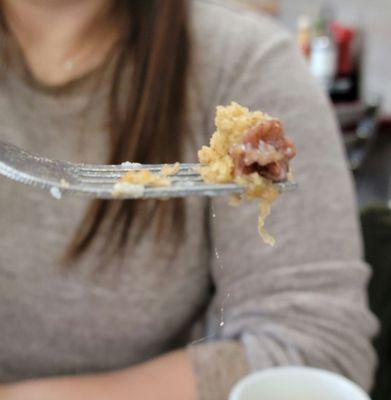 Pumpkin Pancakes with hair