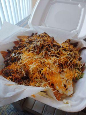 Carne asada nachos