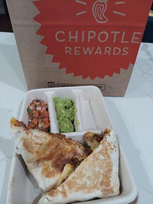 Chicken Quesadilla order only by app