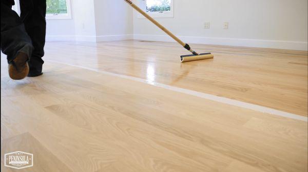 Our team are seasoned professionals in the application of water-based polyurethane finish.