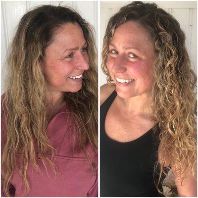 Discover your best curls. Refresh highlights trim and curly dry.