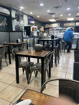 Always clean dining area