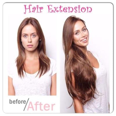 We do all kinds of hair extension !