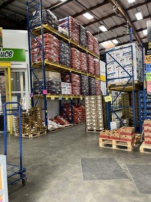 Inside Restaurant Depot, San Jose, CA.