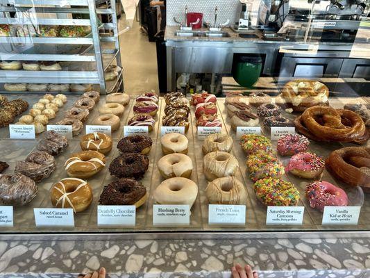 Selection of donuts