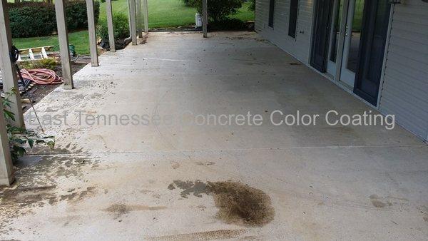 East Tennessee Concrete Color Coating