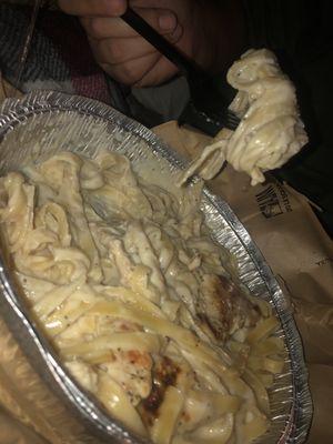 Fettuccine Alfredo with Chicken