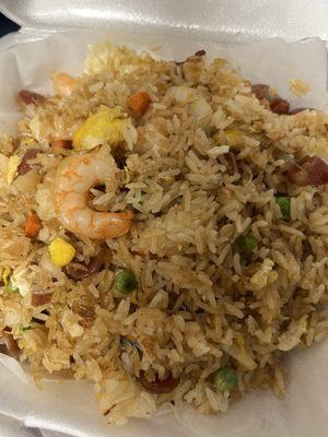 Combination fried rice.