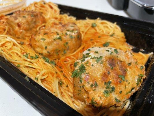 Meatballs and Pasta