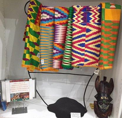 Kente clothes from Ghana, West Africa