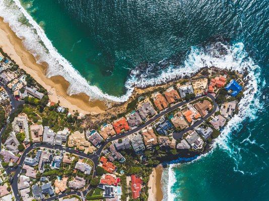 Emerald Bay Drone Shot