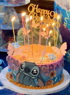 Stitch (from Lilo And Stitch) Birthday Cake