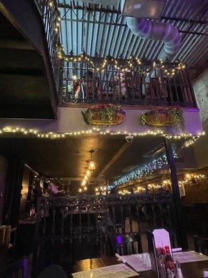 View of the Voodoo Room (upstairs)