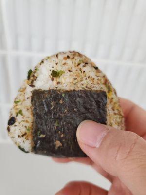 Inu-san onigiri pop up @ Pearl's tea - spam/egg/cheese