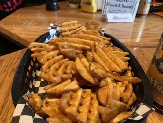 Waffle fries