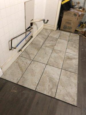 Tile setting