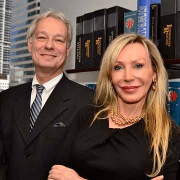 Real Estate and Corporate Attorney at Law Genilde Guerra and Immigration Attorney at Law Robert Kravitz