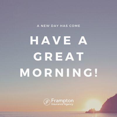 Have a great morning!