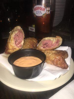 Special Corned Beef Spring Rolls.  A great, unexpected find! Crispy with fresh meat.