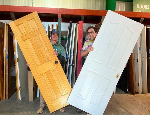 Donate or browse a variety of interior and exterior doors at Resource Central.