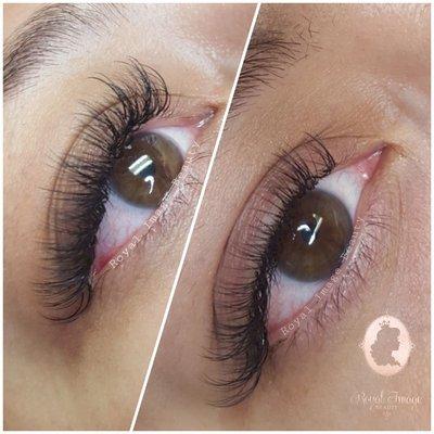 Volume lash extensions