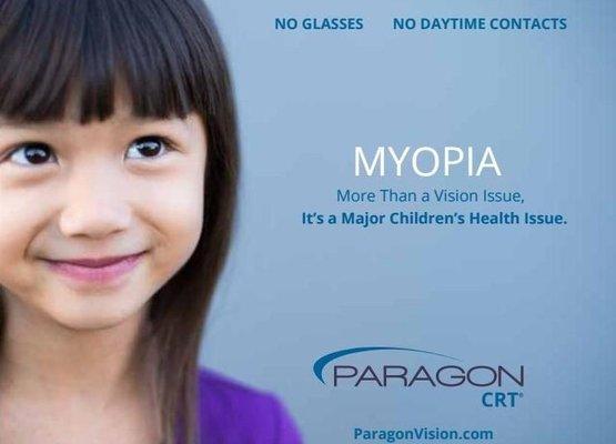 Our office offers myopia control