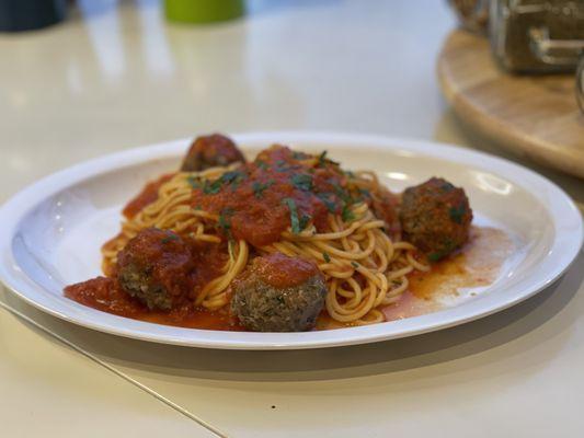 Spaghetti and Meatballs