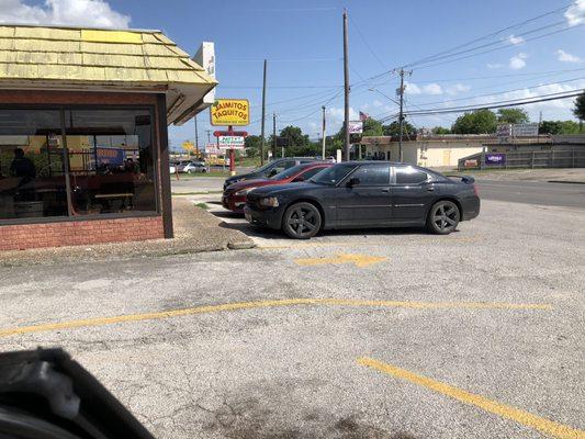 No parking because employees get all the front row