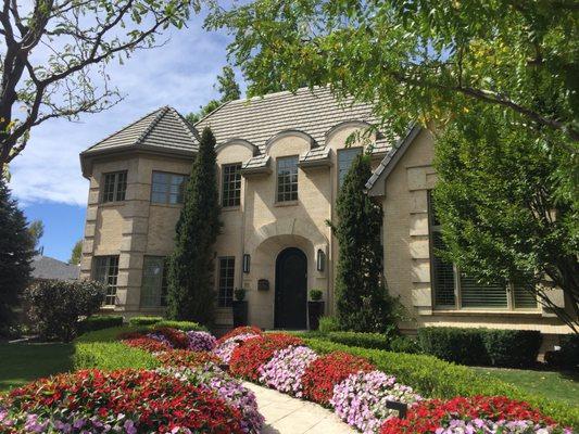 Residential window cleaning for this lovely home in the Hilltop neighborhood.