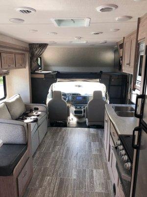 Living space in our new 2020 RV