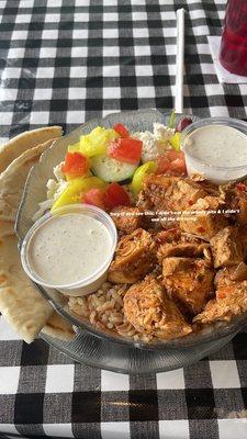 Traditional Bowl - Spicy Chicken Greek Salad