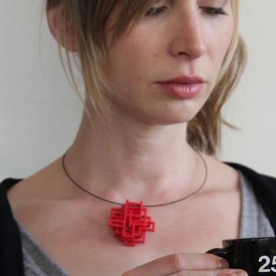 3D Printed Squared Pendant