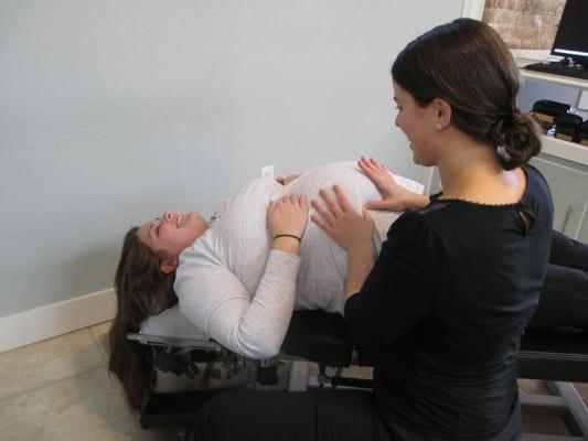 Dr. Sarah and Dr. Erin have special certifications in pregnancy chiropractic care!