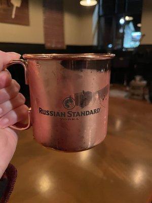 Apple cider mule