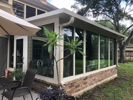 New Sunroom installed by McBride Construction