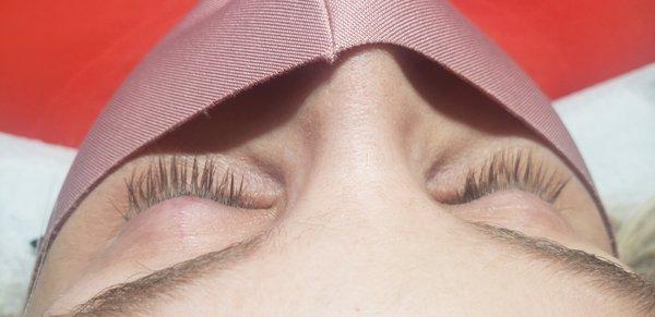 Before lashes