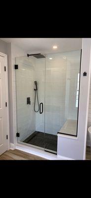 Beautiful clean and sanitized shower ready to use.