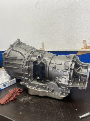 Allison rebuilt transmission ready for installation.