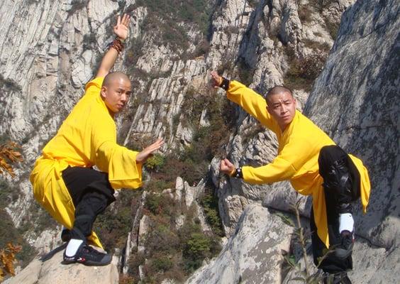 Shifu Xing Wei (Head Instructor and founder) and Shifu Yuan.